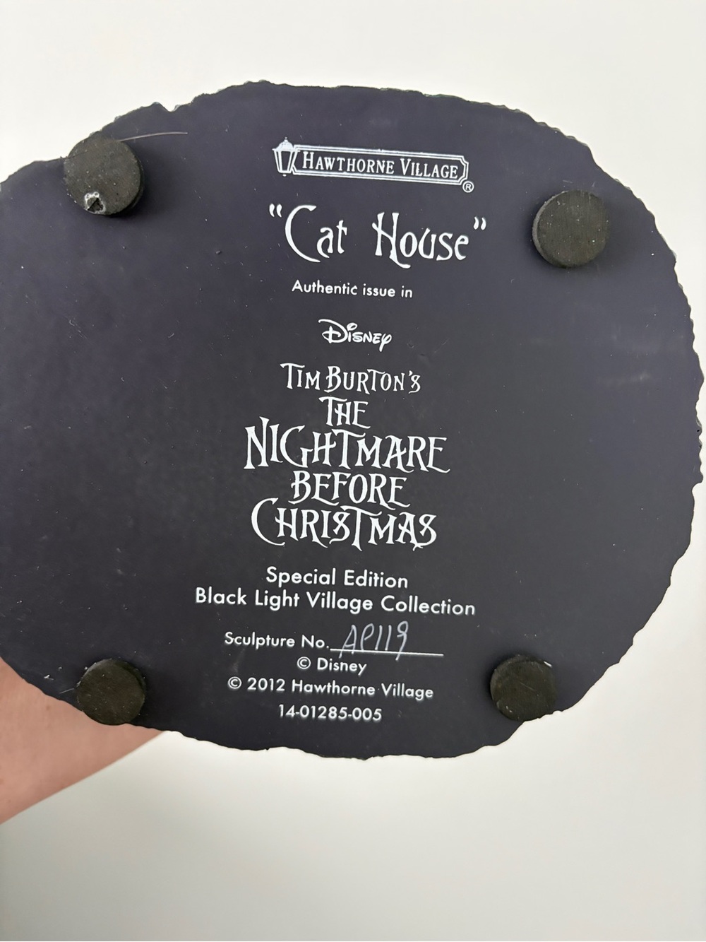 Disney Nightmare Before Christmas - Cat House Figurine - Picture 3 of 3